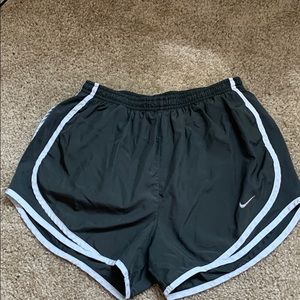 Grey Nike running shorts